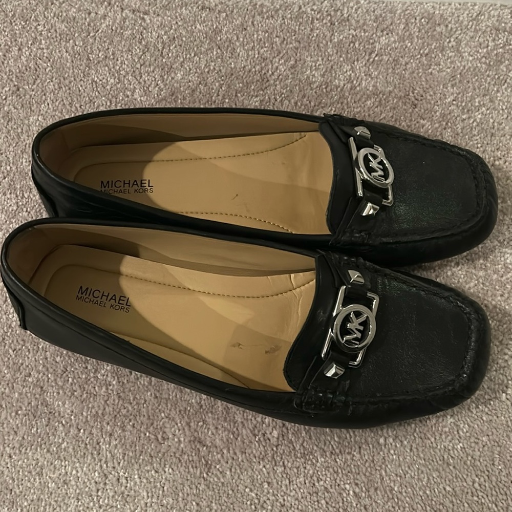 MK Leather Loafers